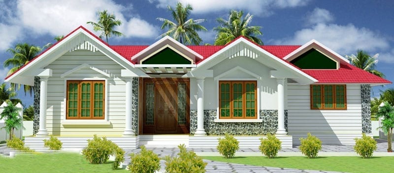Nhà ở cấp 4 sau khi được nâng cấp Nhà ở cấp 4 sau khi được nâng cấp