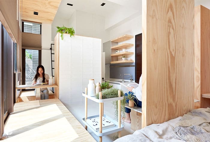 cải tạo nhà ống 2 tầng